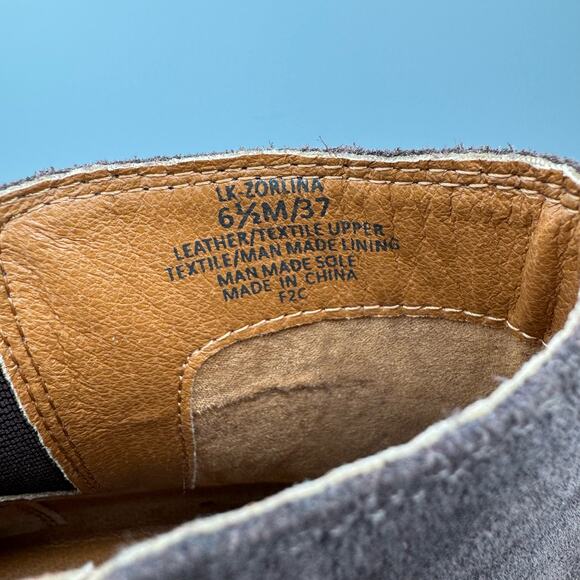 NEW Lucky Brand Women’s Zoralina Leather Ankle Boots Brown Size 6.5M - Picture 5 of 10